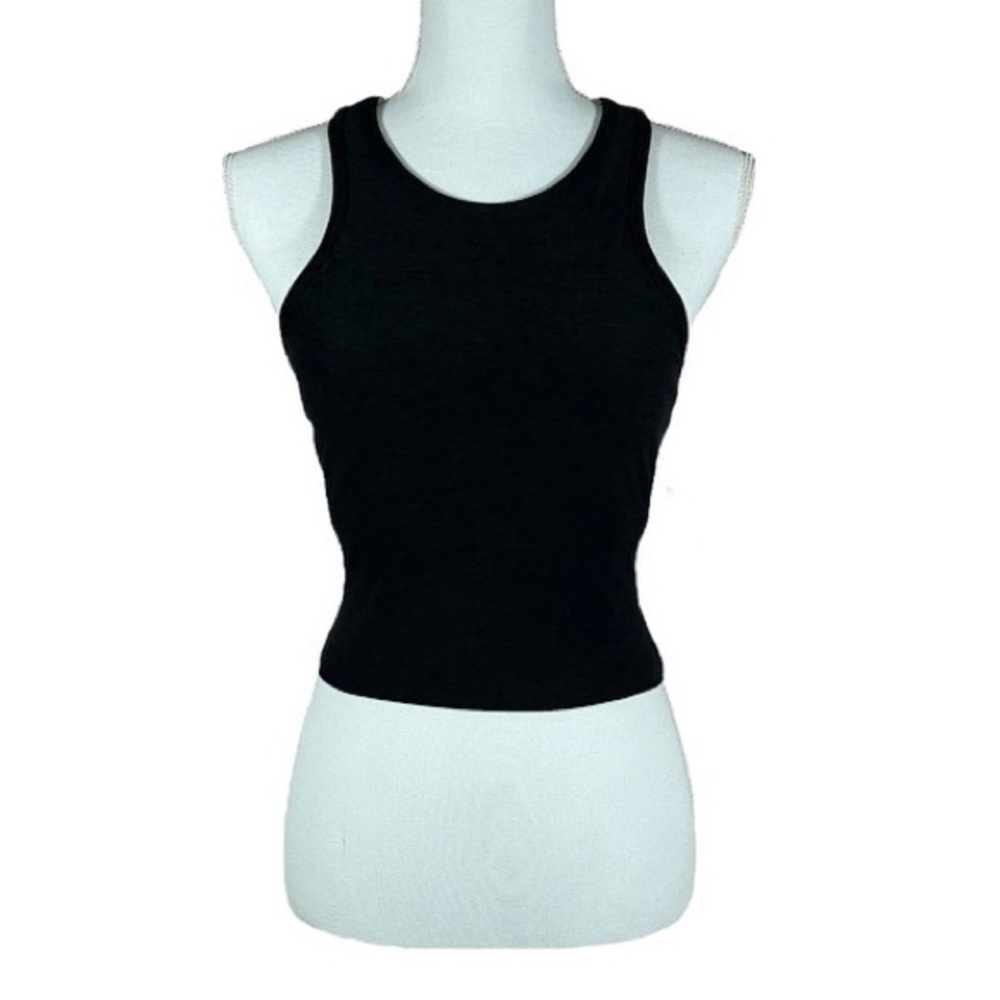Women’s Large Grey Beyond Yoga Spacedye Focus Crop Tank Size Large NWT